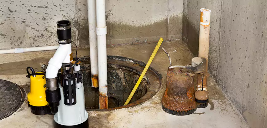 Installing Sump Pump in Finished Basement in Plantation, FL